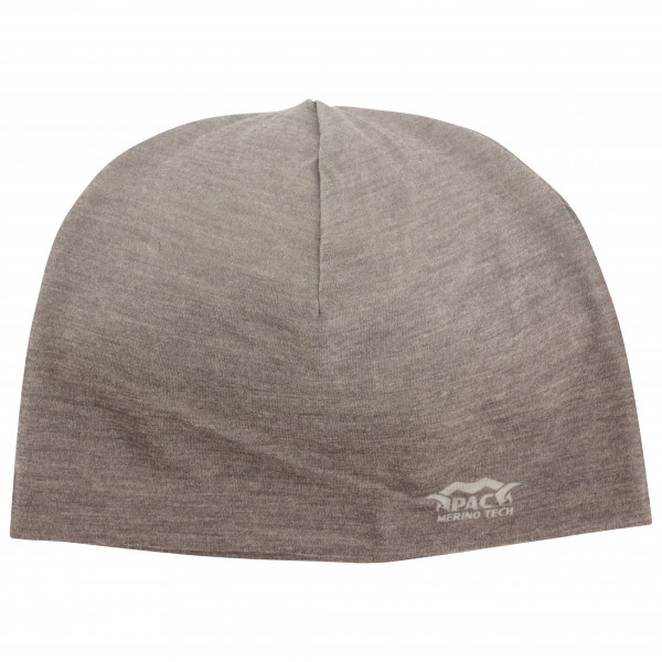 P.A.C. - Recycled Merino Tech Hat - Mütze Gr One Size grau/braun von P.A.C.