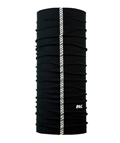 P.A.C. Reflector Total Black Multifunktionstuch - nahtloses Mikrofaser Schlauchtuch, Halstuch, Schal, Kopftuch, Unisex, 10 Anwendungsmöglichkeiten P.A.C. Reflector Total Black Multifunktionstuch - nahtloses Mikrofaser Schlauchtuch, Halstuch, Schal, Kopftuch, Unisex, 10 Anwendungsmöglichkeiten von P.A.C.