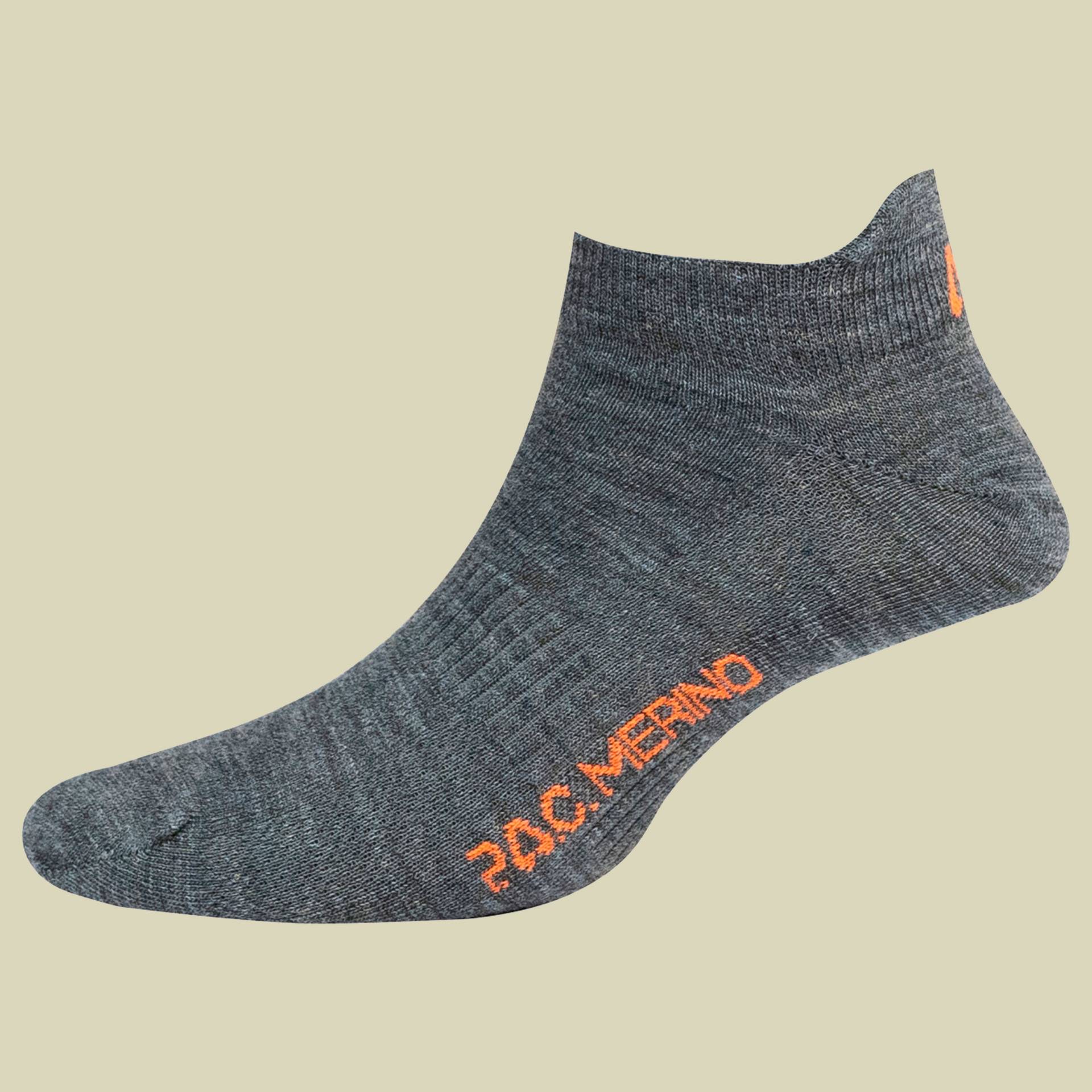 P.A.C. SP Merino Quarter Unisex 39-42 grau - grey melange P.A.C. SP Merino Quarter Unisex 39-42 grau - grey melange von PAC