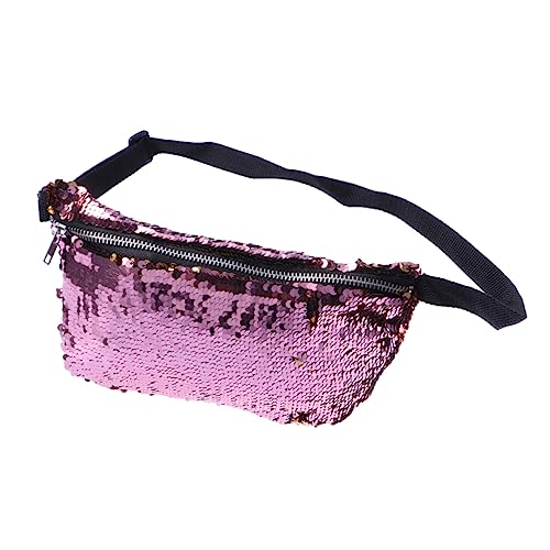 Bauchtasche Reise-Organizer-Taschen Glänzende Gürteltasche Wasit-Tasche Aufbewahrungstasche Brusttasche Kosmetiktasche Schicke Rosa Miss-Pailletten Sport-Gürteltasche Bauchtasche Reise-Organizer-Taschen Glänzende Gürteltasche Wasit-Tasche Aufbewahrungstasche Brusttasche Kosmetiktasche Schicke Rosa Miss-Pailletten Sport-Gürteltasche von PACKOVE