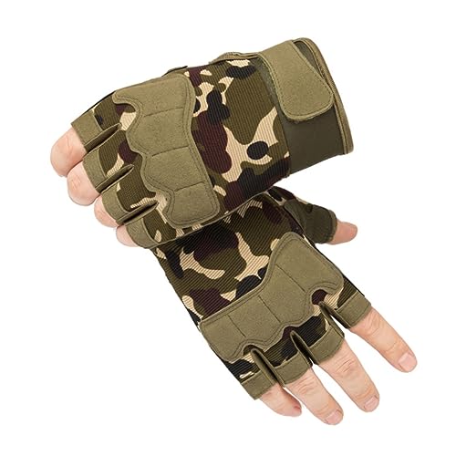 PACKOVE 1 Paar Sporthandschuhe Handschuhe Für Männer Camouflage von PACKOVE