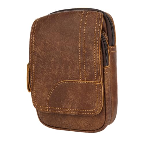 PACKOVE Herrentasche Outdoor-Aufbewahrungstasche Leder-gürteltasche Aufbewahrungstasche Im Schlichten Stil Leichte Wander-telefontasche PACKOVE Herrentasche Outdoor-Aufbewahrungstasche Leder-gürteltasche Aufbewahrungstasche Im Schlichten Stil Leichte Wander-telefontasche von PACKOVE