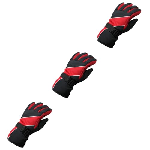 PACKOVE 3st Warme Handschuhe Skihandschuhe Handschuhe Zum Trainieren Handschuhe Grill Trainingshandschuhe Für Männer Mann Herren Warm Halten von PACKOVE