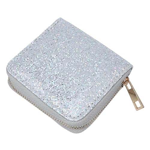 PACKOVE Geldbörse für Damen Glitzernde Geldbörse mit Reißverschluss Leicht und Stilvoll für Die Arbeit Reisen und Partys PACKOVE Geldbörse für Damen Glitzernde Geldbörse mit Reißverschluss Leicht und Stilvoll für Die Arbeit Reisen und Partys von PACKOVE
