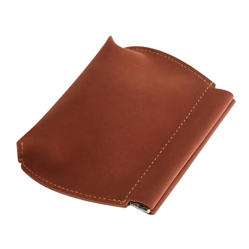 PACKOVE Herren-geldbörse Tragbare Geldbörse Für Männer Brieftasche Für Kartenhalter Vintage-geldbörse Herren Kleine Geldbörse Bifold-geldbörse Für Herren Vintage Geldbörse Light Brown Pu von PACKOVE