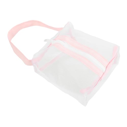 PACKOVE Mesh Kosmetiktasche Kulturbeutel Reise Make Up Tasche Make Up Taschen Lippenstift Reisetaschen Transparente Aufbewahrungstasche Klare Make Up Kosmetiktasche Atmungsaktive von PACKOVE