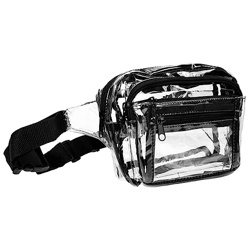 PACKOVE Pack Transparente Bauchtasche Riementasche Gürtel Bote Süße Durchsichtige Tasche Tragetasche Klare Geldbörse Klarsichttaschen Für Stadion Taille Reisebrieftaschen Reisetasche PVC von PACKOVE