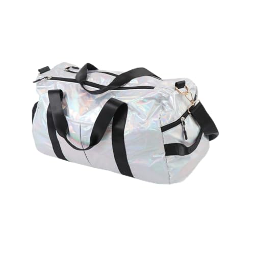 PACKOVE Sport-Fitness-Yoga-Tasche Reisetaschen Outdoor-Reisetasche Einkaufstasche Für Kurztrips Trockene Und Nasse Getrennte Tasche Silver von PACKOVE