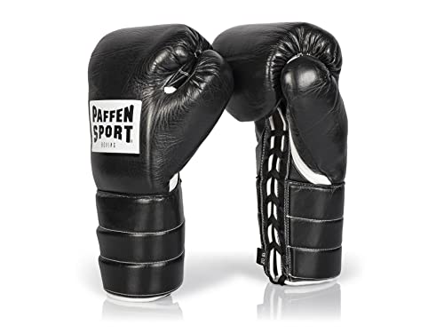 PRO Guard Boxhandschuhe für den Wettkampf Unzen: 10 Farbe: schwarz/weiß von PAFFEN SPORT