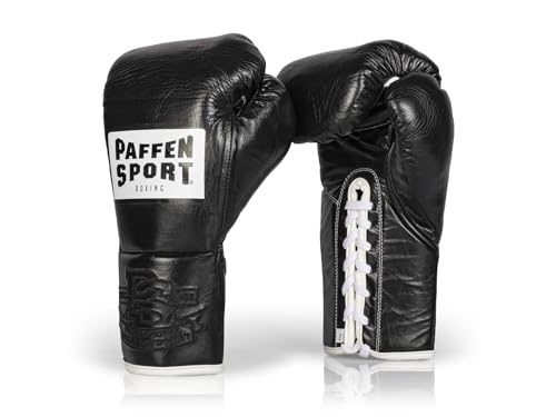 Paffen Sport «Pro Classic» Profi-Boxhandschuhe – schwarz – 10UZ von PAFFEN SPORT