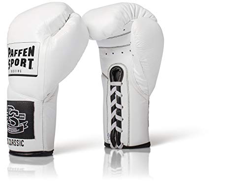 Paffen Sport «Pro Classic» Profi-Boxhandschuhe – weiß – 10UZ – XL Paffen Sport «Pro Classic» Profi-Boxhandschuhe – weiß – 10UZ – XL von PAFFEN SPORT