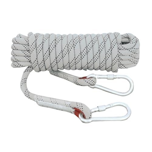 10mm Kletterseil 49ft 82ft 115ft 148ft 295ft 591ft Nylon Rock Static Outdoor Boot Anker Marine Seil Andocklinien Baumpfleger-Seil Hebezeug-Takelage-Linie Für Kinder Erwachsene Fitnessstudio-Übung ( Co von PAHION