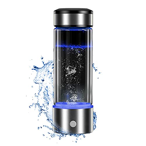 Wasserstoff-Alkali-Wasserflasche Tragbar Wasserstoff-Wasserflasche Wasserstoffreicher Wasser-Ionisator-Generator Mit SPE- Und PEM-Technologie 3 Min Machen Wasserstoffgehalt Bis Zu 800-1200 PPB 430ml von PAHION