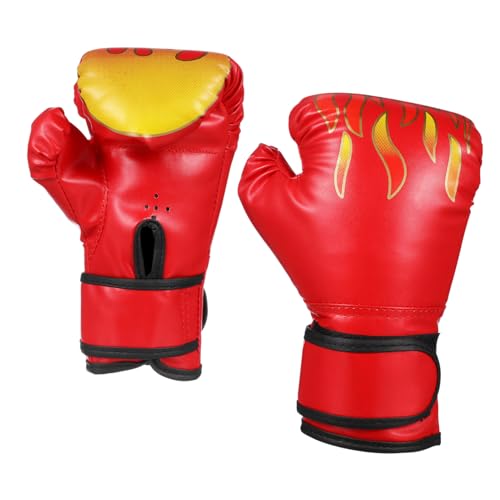 PAMINGONO 1 Paar Kickboxhandschuhe Kinder Bequeme Thai Boxhandschuhe Für Sparring Und Training Für Jungen Und ädchen Ideal Für Muay Thai Und Kickboxing Gepolstert Und Strapazierfähig von PAMINGONO