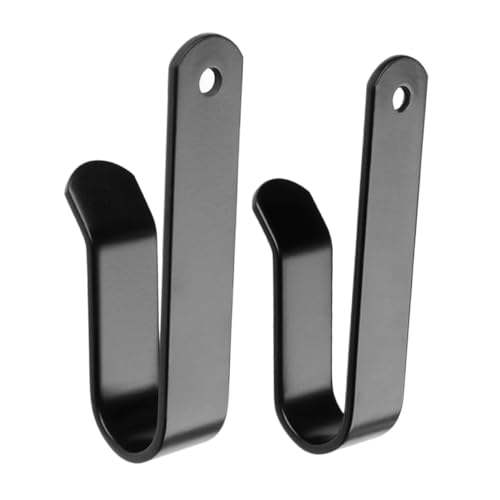 PAMINGONO 1 Satz Skihaken Surfboard Halterung Wall Hooks Skateboard Halter Skateboard Rack Wandhaken für Skateboards Wandhaken aus Metall Wandhaken aus Eisen Skateboard-Wandhaken Black von PAMINGONO