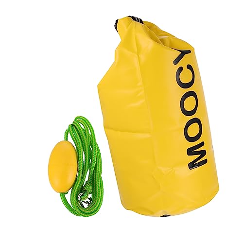 PAMINGONO 3 Sätze Treibsack Sandanker Wasser Schwimmende Tasche Tauchbare Trockentasche Mit Boje Rucksack Für Den Strand Outdoor-trockensack Tragbarer Sandanker Bootsanker PVC Yellow von PAMINGONO