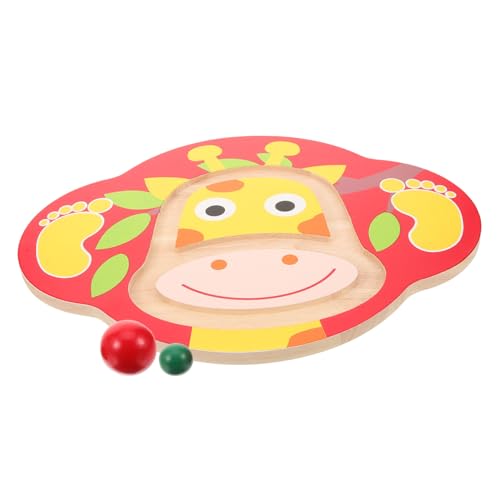 PAMINGONO Balance Board Spielzeug Outdoor Spielzeug Outdoor Spielset Holz Balance Spielzeug Balancier Spielzeug Spielzeug Für Kinder Balance Platte Kleinkind Wippe Wackelbrett von PAMINGONO