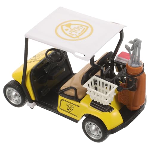 PAMINGONO Dekorative Golfwagen Figur Kleines Golfwagen Modell Für Schreibtisch Perfektes Für Golfer Mini Golfwagen Ornament Für Herren von PAMINGONO