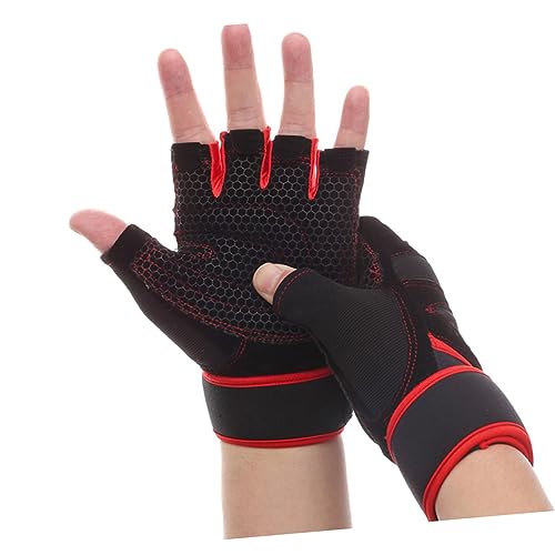 PAMINGONO Fitness Handschuhe Für Das Gewichtheben rutschfeste Und Atmungsaktive Trainingshandschuhe Mit Handgelenkbandage Größe M Und Ideal Für Bodybuilding Und Workout von PAMINGONO