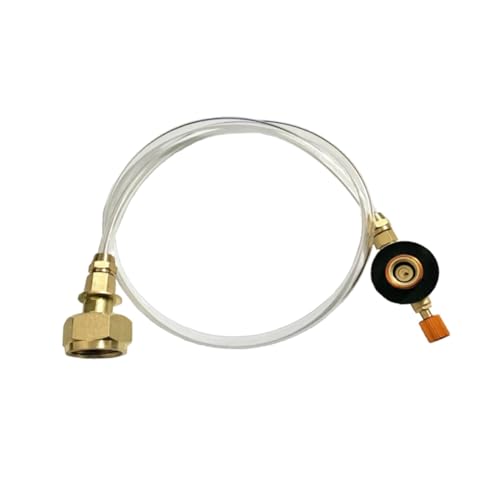 PAMINGONO Gas Tank Adapter Für Outdoor Kocher LPG Flachzylinder Umrüstadapter Camping Gas BBQ Zuverlässige Tankbefüllung Camping Zubehör 1 STK von PAMINGONO