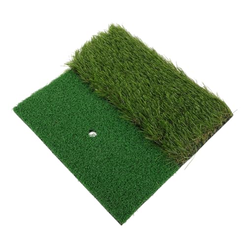 PAMINGONO Golf-übungsmatten Golf Trainingsmatte Für Innen Und Außen Rutschfeste Golf Schlagmatte Zur Verbesserung Des Schwungs Praktische Golf Übungsmatte Mit 2 Farbigem Turf Ideal Für Garten Und Büro von PAMINGONO