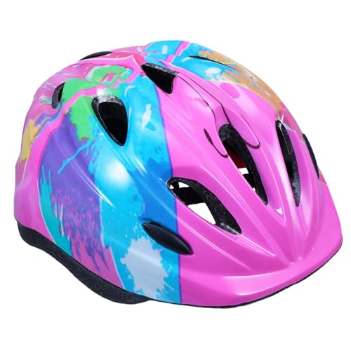 PAMINGONO Kinder Fahrradhelm Helm Für Kinder Mit Optimierter Belüftung Verstellbar Und Atmungsaktiv Robuster Kinderhelm Für Fahrrad Und Skaten Größe S/M von PAMINGONO