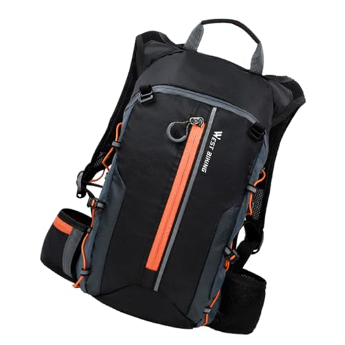 PAMINGONO Multifunktionaler Fahrradrucksack Große Kapazität wasserdichte Fahrradtasche Outdoor Tasche Für Radfahren Wandern Camping Mit Reflektoren von PAMINGONO