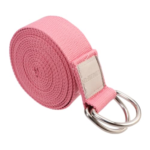 PAMINGONO Rosa Yoga Dehnungsband 32M Fitness Yoga Hilfsgürtel Stretch Fitness Zuggurte Rutschfestes Yoga Seil Für Übungen Und Workouts von PAMINGONO