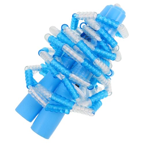 PAMINGONO Springseilperlen sportgeräte für springseil für Leichtes Springseil Aktives Springseil Trick Springseil Springseile Fitness-Hopping-Seil Hüpfseil PVC Blue von PAMINGONO