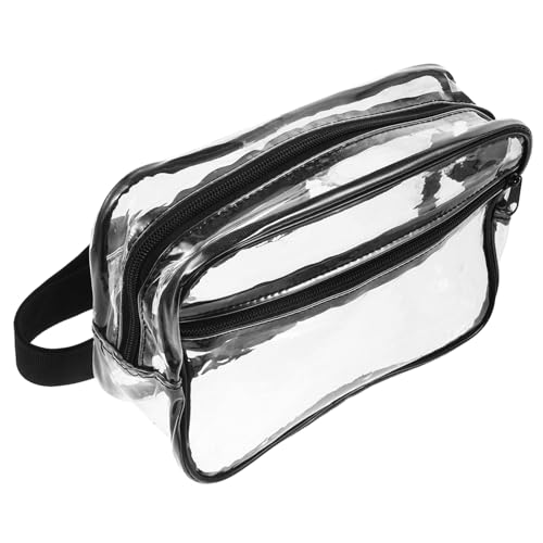 PAMINGONO Transparente Hüfttasche Für Damen Und Herren Durchsichtige Gürteltasche Für Sport Reisen Stadion Konzerte Jogging Verstellbarer Gurt Multifunktional von PAMINGONO