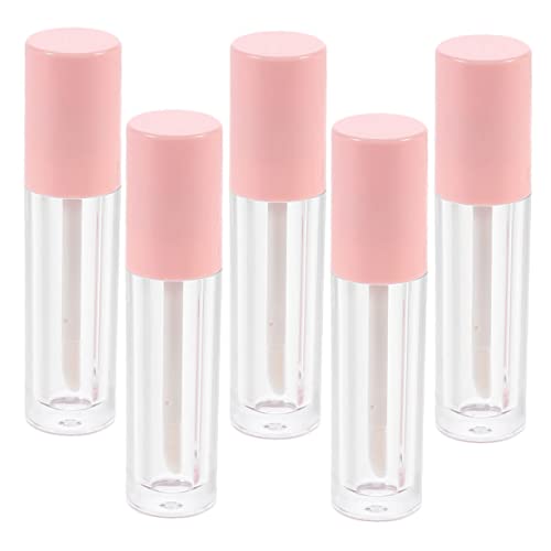 PAMINGONO Transparente Lippenstift Röhrchen Runde Lipgloss Behälter 4ml Ideal Für DIY Lipgloss Und Make up Praktische Lagerung Und Sichtbares Design Perfekt Für Frauen von PAMINGONO