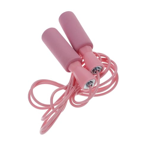 PAMINGONO Überspringen Sie Die Fitness Zur Fettverbrennung Seilspringen Zum Training Sport-springseil Springseil Für Kleinkinder Fitness-springseile Verschleißfestes Springseil Rosa Pvc von PAMINGONO