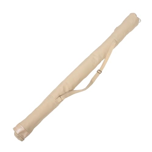 PAMINGONO pädiprotect schutzzelt Fishing Rod Bag anglerzubehör Angelgeräte-Tasche mit Schultergurt Tasche für Angelruten Angelzubehör Angel-Aufbewahrungstasche Angeltasche Oxford-Stoff Beige von PAMINGONO