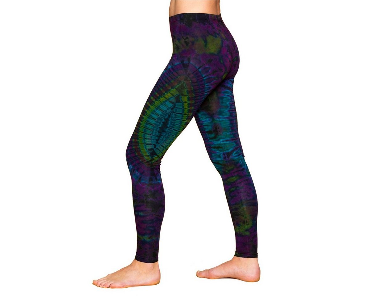 PANASIAM Leggings Unikat Batik Leggings 'Dschungel' aus natürlicher Viskose Tiedye Batik alternative lange Hippie Leggings Yogaleggings Sportleggings PANASIAM Leggings Unikat Batik Leggings 'Dschungel' aus natürlicher Viskose Tiedye Batik alternative lange Hippie Leggings Yogaleggings Sportleggings von PANASIAM