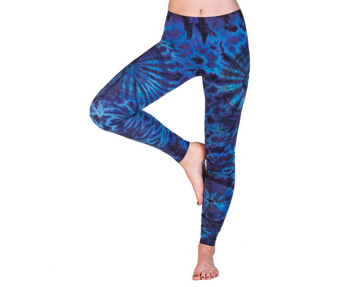 PANASIAM Leggings Unikat Batik Leggings 'Sonne' aus natürlicher Viskose Goa Hose im Batik Look Yogaleggings Sporthose Sportleggings lange Leggings PANASIAM Leggings Unikat Batik Leggings 'Sonne' aus natürlicher Viskose Goa Hose im Batik Look Yogaleggings Sporthose Sportleggings lange Leggings von PANASIAM