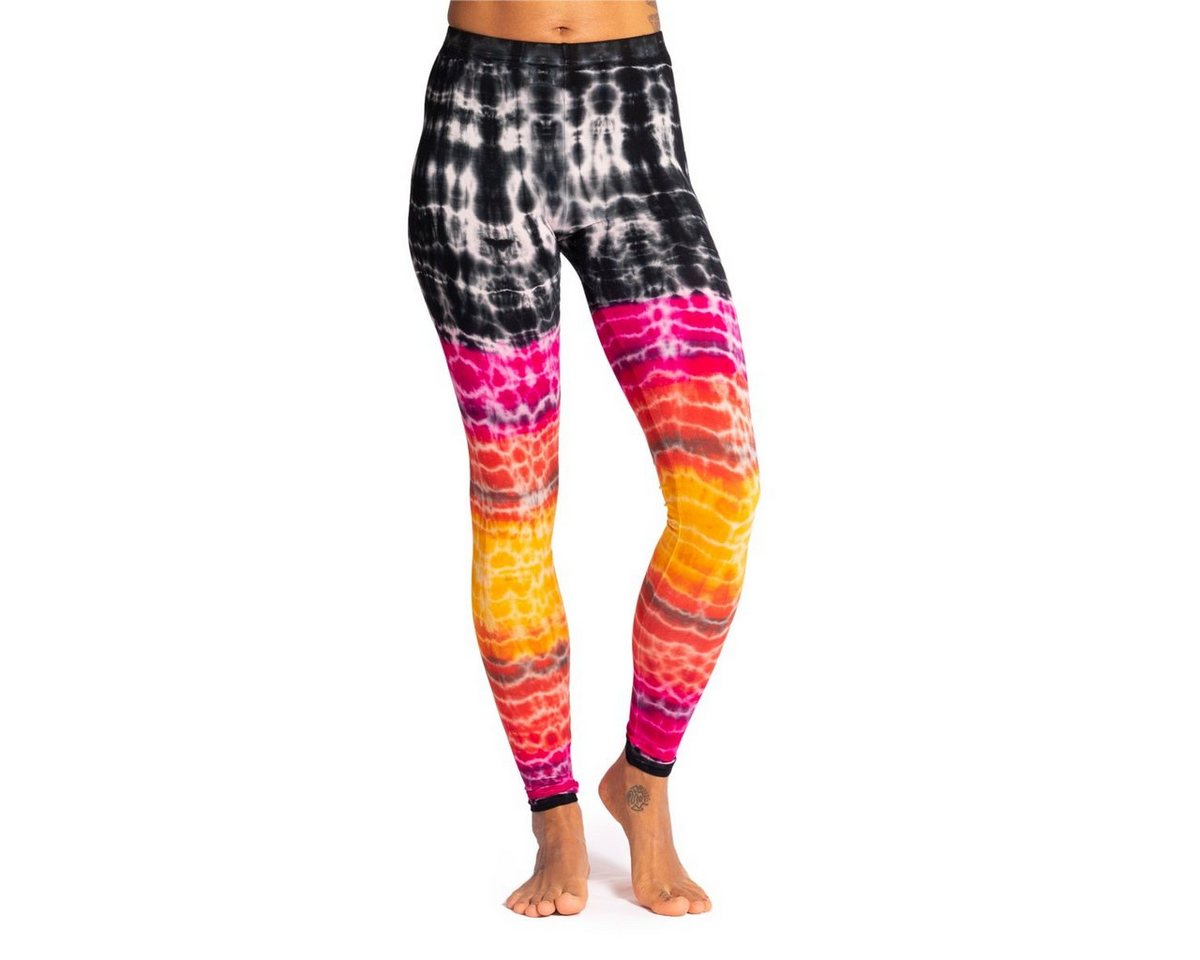 PANASIAM Leggings Unikat Batik Leggings 'Sonne' aus natürlicher Viskose Goa Hose im Batik Look Yogaleggings Sporthose Sportleggings lange Leggings PANASIAM Leggings Unikat Batik Leggings 'Sonne' aus natürlicher Viskose Goa Hose im Batik Look Yogaleggings Sporthose Sportleggings lange Leggings von PANASIAM