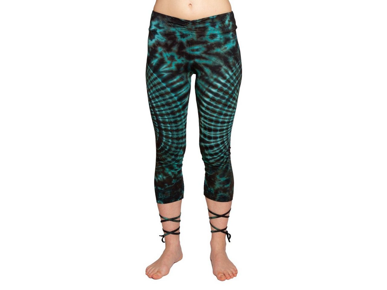 PANASIAM Leggings Unikat Lace-up Batik 3/4 Leggings aus natürlicher Viskose Tiedye Batik alternative Hippie Leggings Yogaleggings Sportleggings mit Schnürung PANASIAM Leggings Unikat Lace-up Batik 3/4 Leggings aus natürlicher Viskose Tiedye Batik alternative Hippie Leggings Yogaleggings Sportleggings mit Schnürung von PANASIAM
