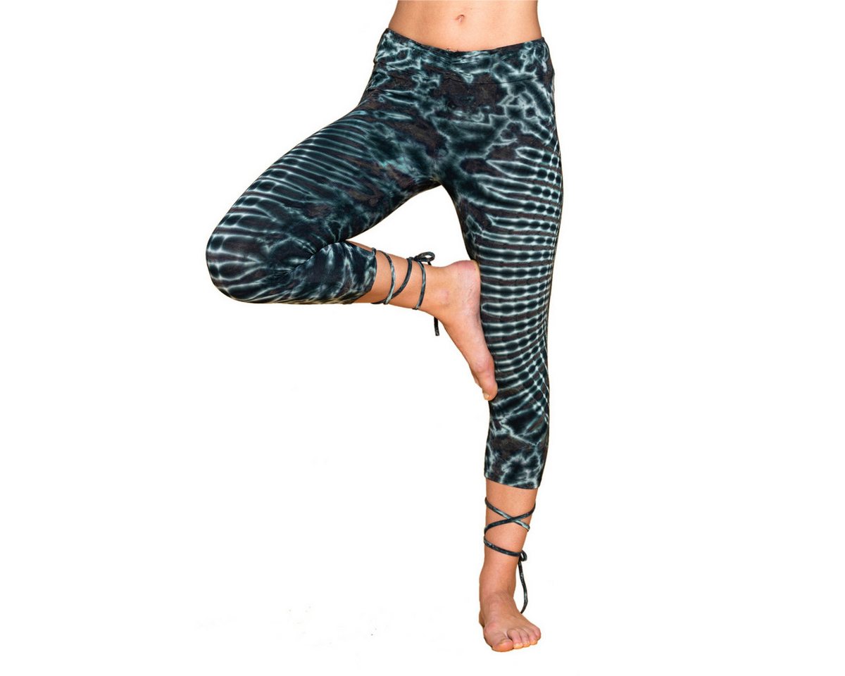 PANASIAM Leggings Unikat Lace-up Batik 3/4 Leggings aus natürlicher Viskose Tiedye Batik alternative Hippie Leggings Yogaleggings Sportleggings mit Schnürung PANASIAM Leggings Unikat Lace-up Batik 3/4 Leggings aus natürlicher Viskose Tiedye Batik alternative Hippie Leggings Yogaleggings Sportleggings mit Schnürung von PANASIAM