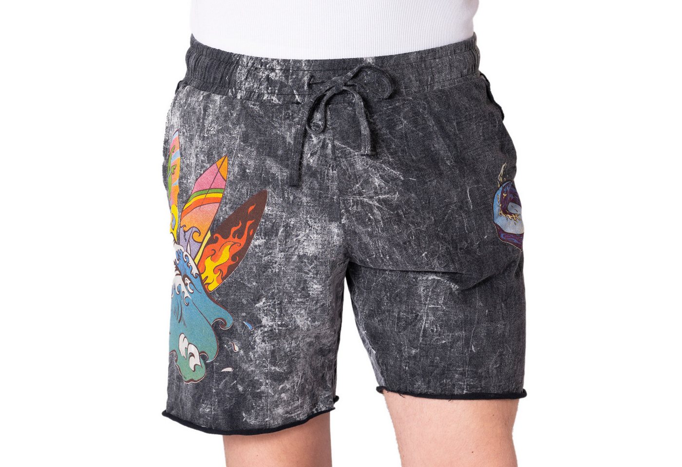 PANASIAM Strandshorts kurze Jogging-Hose aus 100% Baumwolle Unisex Sweatshorts mit Kordelzug Stoffhose mit Seitentaschen Sommerhose Urban Sportshort mit Naturmotiv PANASIAM Strandshorts kurze Jogging-Hose aus 100% Baumwolle Unisex Sweatshorts mit Kordelzug Stoffhose mit Seitentaschen Sommerhose Urban Sportshort mit Naturmotiv von PANASIAM