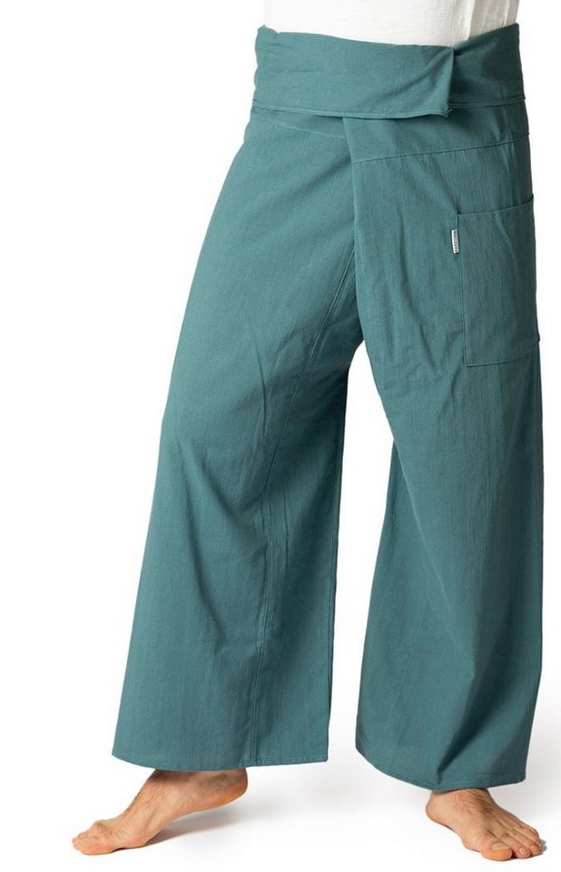 PANASIAM Wellnesshose Thai Fischerhose Classic bequeme Unisex Wickelhose aus Baumwolle als Yogahose Freizeithose Relaxhose loose fit PANASIAM Wellnesshose Thai Fischerhose Classic bequeme Unisex Wickelhose aus Baumwolle als Yogahose Freizeithose Relaxhose loose fit von PANASIAM