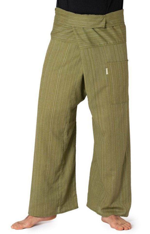 PANASIAM Wellnesshose Thai Fischerhose Lini bequeme Unisex Wickelhose aus Baumwolle als Yogahose Freizeithose Relaxhose loose fit PANASIAM Wellnesshose Thai Fischerhose Lini bequeme Unisex Wickelhose aus Baumwolle als Yogahose Freizeithose Relaxhose loose fit von PANASIAM