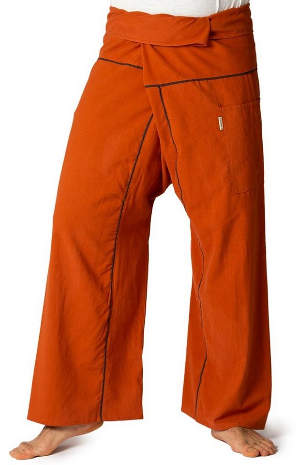 PANASIAM Wellnesshose Thai Fischerhose Stripe bequeme Unisex Wickelhose aus Baumwolle als Yogahose Freizeithose Relaxhose loose fit PANASIAM Wellnesshose Thai Fischerhose Stripe bequeme Unisex Wickelhose aus Baumwolle als Yogahose Freizeithose Relaxhose loose fit von PANASIAM