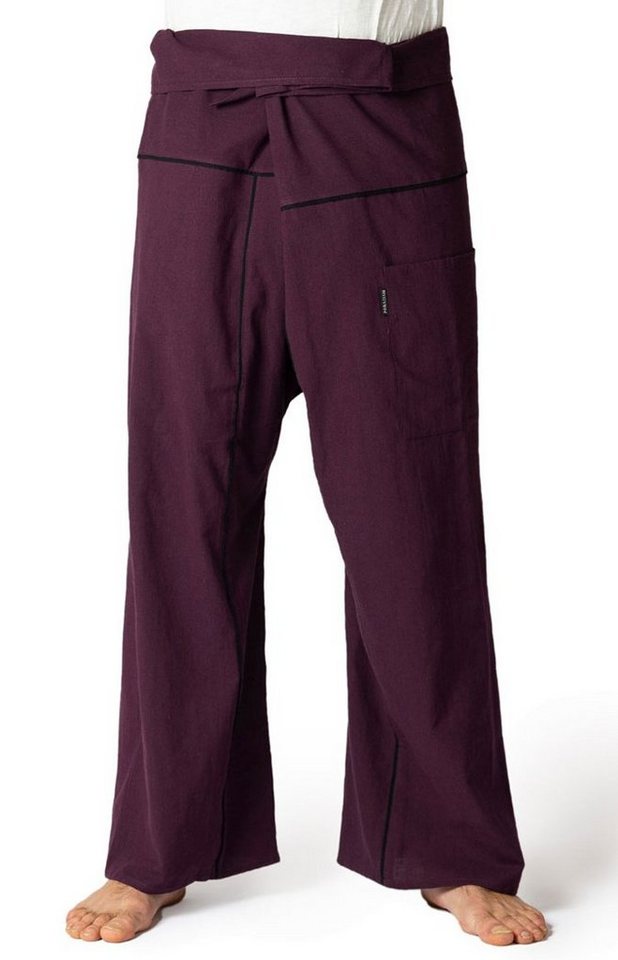 PANASIAM Wellnesshose Thai Fischerhose Stripe bequeme Unisex Wickelhose aus Baumwolle als Yogahose Freizeithose Relaxhose loose fit PANASIAM Wellnesshose Thai Fischerhose Stripe bequeme Unisex Wickelhose aus Baumwolle als Yogahose Freizeithose Relaxhose loose fit von PANASIAM