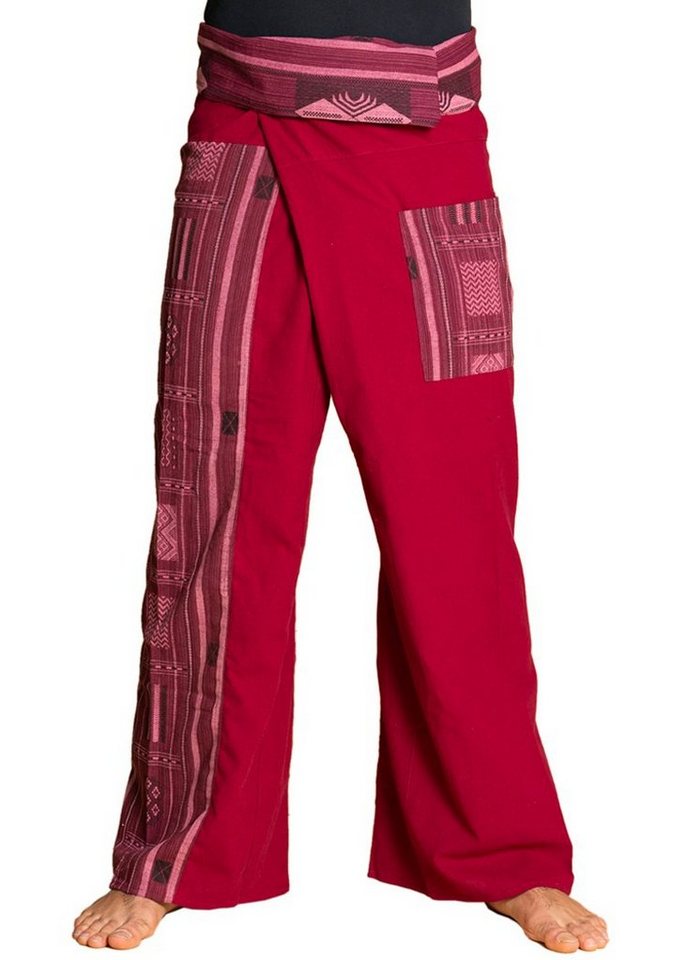 PANASIAM Wellnesshose Thai Fischerhose Webmuster bequeme Unisex Wickelhose aus Baumwolle als Yogahose Freizeithose Relaxhose loose fit PANASIAM Wellnesshose Thai Fischerhose Webmuster bequeme Unisex Wickelhose aus Baumwolle als Yogahose Freizeithose Relaxhose loose fit von PANASIAM