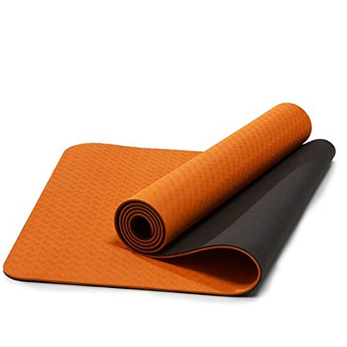 Zweifarbige Rutschfeste Yoga Matte Sport Matte 183X61Cm Fitnessstudio Haus Fitness Geschmacklose Matte S. von PAPAPI