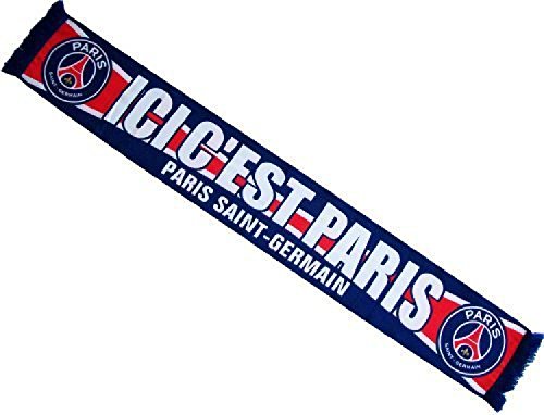 Schal von PSG - Offizielles Produkt von Paris Saint Germain - 1. Fußballliga - Länge 138 cm von PARIS SAINT-GERMAIN