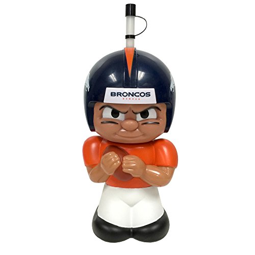 Party Animal NFL Denver Broncos Big Sip 3D Wasserflasche, 473 ml von PARTY ANIMAL