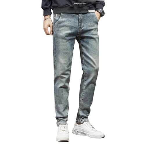 PARWANA Jeans Herren Hose Jeanshose Jeanshose Für Herren, Stretch, Slim Fit, Herren-Jeanshose, 30, Blau von PARWANA