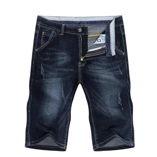 PARWANA Jeans Herren Hose Jeanshose Shorts Jeans Herren Denim Hose 32 Dunkelblau von PARWANA