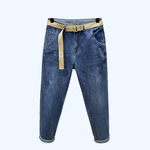 PARWANA Jeans Herren Hose Jeanshose Übergröße Herren Leichte Baumwoll Stretch Jeans 34 Blau von PARWANA